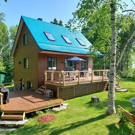 La Nef Bleue Villa Tadoussac Exterior photo