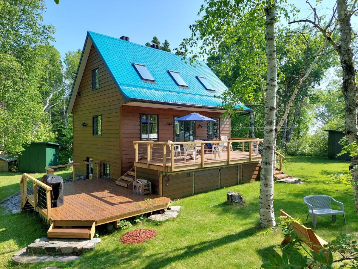 La Nef Bleue Villa Tadoussac Exterior photo